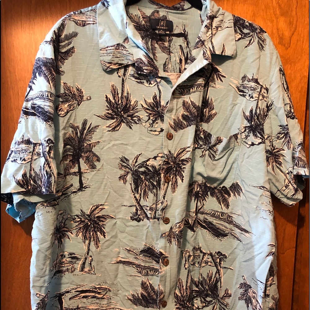 GEORGE MENS SHIRT EUC